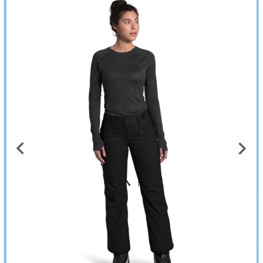 The North Face Freedom Dry Vent Black Snow Ski Pants Womens XS Short